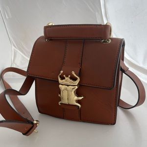 Zara Trafaluc Bettie Bug Crossbody Bag beetle insect